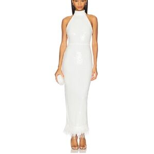 REVOLVE White Janya Maxi Dress